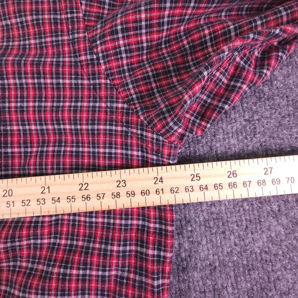 VTG Polo Ralph Lauren Big Shirt Men's M‎ Oxford Plaid Blue Pony Button Down